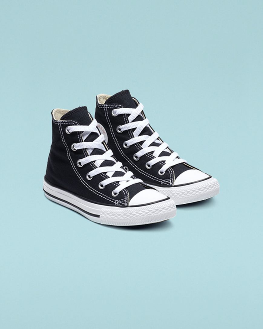 Tenisi Inalti Baieti Converse Chuck Taylor All Star Clasici Negrii | RO QKNFA682